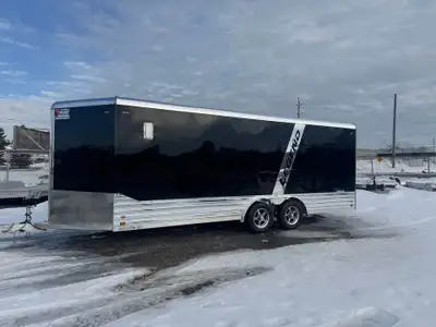 New 2026 8x20 + 3' V-Nose Enclosed Aluminum Legend Trailer with 7' Interior Height -One in stock, St...