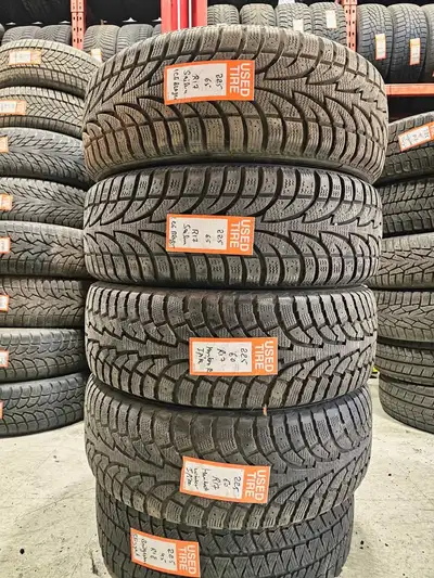 Four good used P225/65R17 Hankook Ipike & Sailun Iceblazer install and balance $485 Loose purchase $...