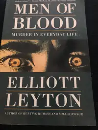 Men of Blood, murder in everyday life soft cover non fiction!