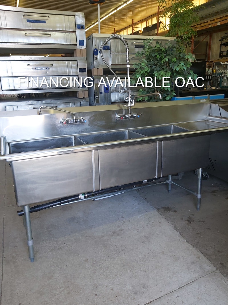 HUSSCO EDMONTON USED Pot Sink Restaurant Equipment Industrial Kitchen