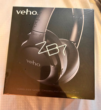 Veho ZB-7 Wireless Noise Cancelling Headphones - new sealed box