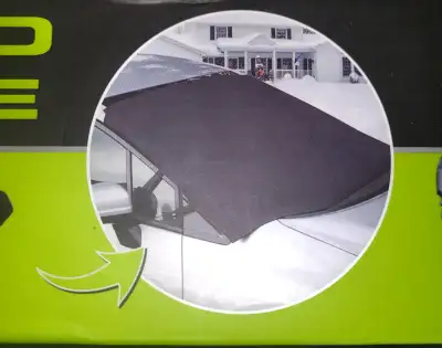 Evergear frost / heat gaurd front window cover. Brand new $60.00 H7 phillips crystal Vision ultra 2...