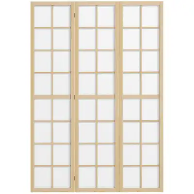 3 Panel Room Divider, 5.6 ft Folding Wall Divider Room Partition, View more