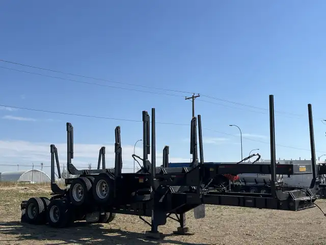 2015 BWS Super B Log Trailer 6 Bunks Tandem Lead and Pup in Heavy Equipment in Barrie - Image 8
