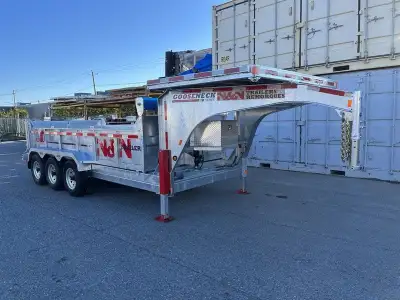 Dompeur galvanisé heavy duty 3 essieux remorque ouverte N&N 7X16 meilleur rapport qualité prix autre...