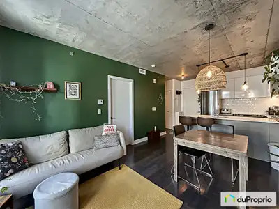 Magnifique condo situé dans le quartier Griffintown, à deux pas du Canal Lachine. Superficie de 465...