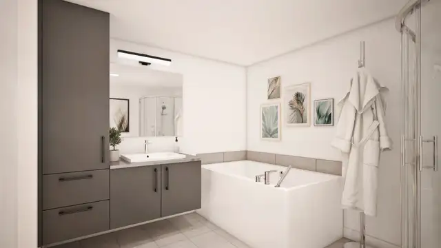 À louer 3 1/2 au 10e étage - Le Gabriel à Ste-Foy in Long Term Rentals in Québec City - Image 9