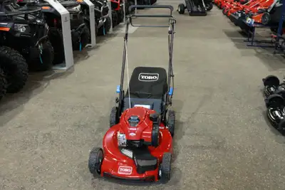 Zero Down financing available! TORO 22 inch (56cm) High Wheel Walk Behind Mower Briggs Stratton 150...