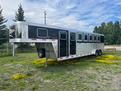 2023 7600 6 Horse Gooseneck Load Type Slant load Trailer Width 7'0" width Inside Height 7'2" inside...