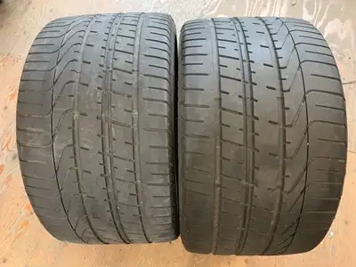 a nice Pair of high end performance Pirelli tires in great shape (2 TIRES ONLY) size 295 30 19 295/3...