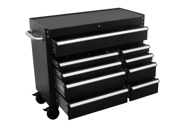 New 42" 9-Drawer Rolling Tool Bench – Heavy-Duty Garage Cabinet in Tool Storage & Benches in Lloydminster - Image 3
