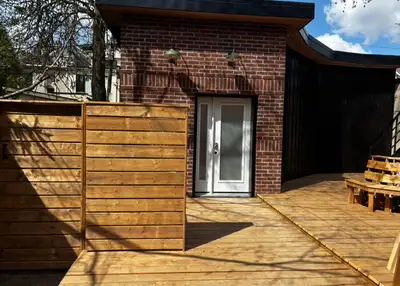 Garden suite apartment, View more