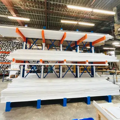 Structural Cantilever Racking in stock for SALE 12' tall columns 16' tall columns Heavy Duty Materia...