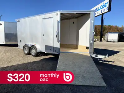 Lightning Aluminum Enclosed Snowmobile Trailer is $15,375.00 or $307.47/month! Ord: 141503 - Ser: 5N...