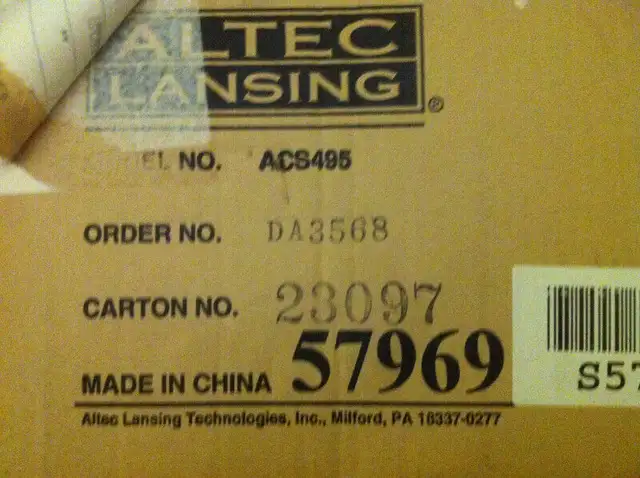 Harman Kardon HK195,Altec Lansing ACS295 ACS340, ACS495 speakers in Speakers in City of Toronto - Image 6