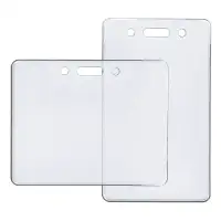 Best Price Overstock clear plastic ID badge holder for sale!