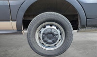 This accident free, AS-IS trade includes: Reverse Camera Power Windows Power Locks Ladder Rack AM/FM... (image 6)