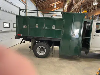 Mechanic / Mobile Welder truck body. Currently mounted to a Ford F450. 132" long x 92.5" wide $4000...