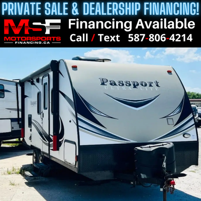 Welcome to Motorsports Financing - Kelowna! 2019 Keystone Passport