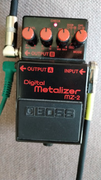 Rare-1987 Boss Digital Metalizer MZ-2-made in Japan-blue label