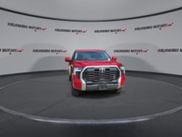 // ACCIDENT FREE!! // Finished in red with a black interior, this 2023 Toyota Tundra Limited Crewmax... (image 2)