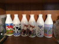 Bouteilles de lait de marque Egizia