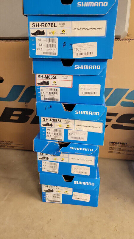 Shimano Peloton Cycling shoes for sale - road and mountain in Clothing, Shoes & Accessories in City of Toronto - Image 3