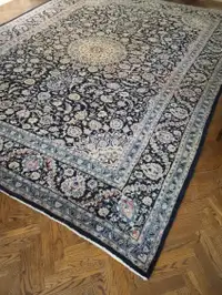 Persian rug wool 10 x 12.5 Mashad /Kasham