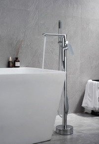 Modern Square Freestanding Tub Faucet - WHOLESALE PRICES !