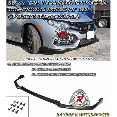 2017 2018 2019 2020 2021 Honda Civic Si Type R style front lip for Sedan/Coupe/Hatchback $200, in st...