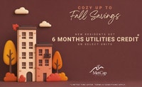Current Promotions 6 MONTHS UTILITIES CREDIT ON SELECT UNITS A quiet family-oriented apartment build... (image 1)