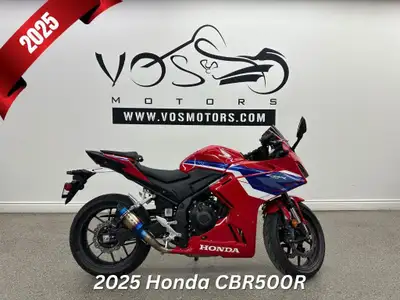 Vos Motors -Financing Available The 2025 Honda CBR500R brings supersport style and everyday usabilit...