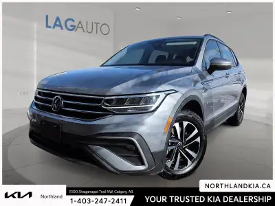 2024 Volkswagen Tiguan Trendline 4Motion Ready for anything, from the streets of Calgary to the high...