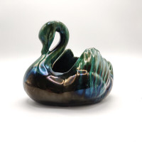Vintage Blue Mountain pottery swan
