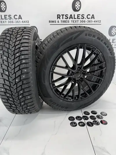 205 215 225 235 45 50 55 60 65 17 Set of four NEW Factory studded Sailun Ice Blazer On 17 inch Dai R...