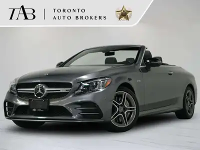 This 2019 Mercedes-Benz C 43 AMG Cabriolet is a local Ontario vehicle that perfectly blends open-top...