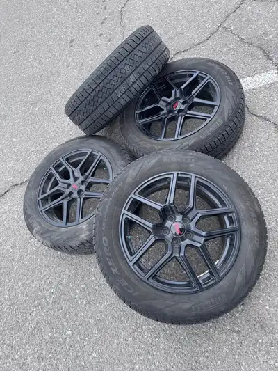 225/60/17 5x100 for Subaru Forester, baja, crosstrek, legacy, outback, XV Have a set of STI style ri...