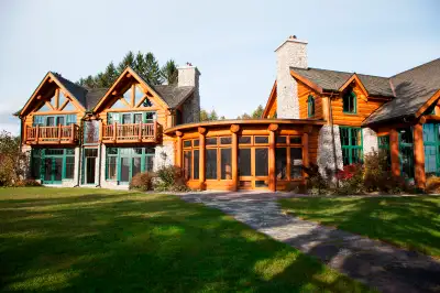 LOG HOME RESTORATION , TIMBER FRAME, COMPLETE WOODCARE, View more