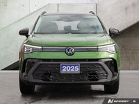 2025 Volkswagen Taos Comfortline Black Edition! Low KM'S, One Owner, No Accidents. Bright Moss Green... (image 7)