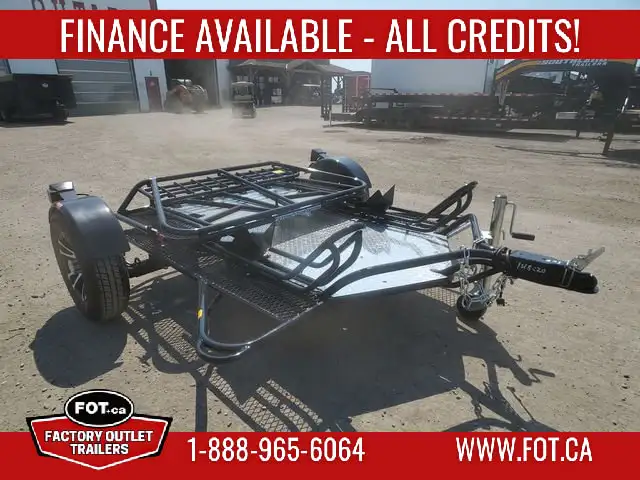 2025 MARLON 6x10ft 2-Place Motorcycle Trailer in Cargo & Utility Trailers in Edmonton - Image 2