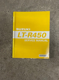 Sm116 Suzuki LT-R450 Service Manual 99500-44060-01E