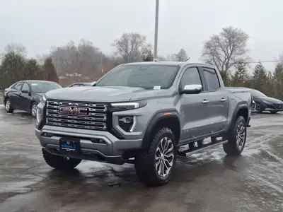 Come see this certified 2024 GMC Canyon Denali Crew 4X4 | Leather | Heated + Vented Seats | Wireless...