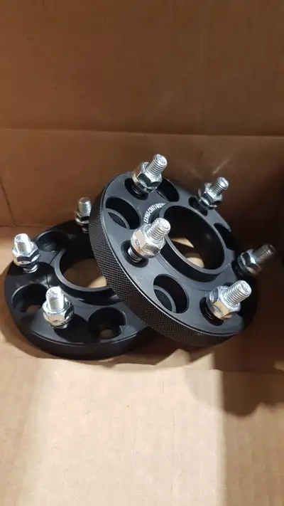 instock, Ford mustang wheel spacer 20 25mm 5x114.3 70.5 1/2 or 14x1.5 $120 a pair, 5x114.3 25mm 70.5...