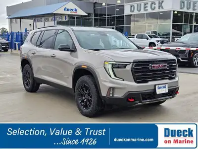 Step up to our 2026 GMC Acadia AT4 AWD with Luxury Pack to give your family the power it needs to ex...