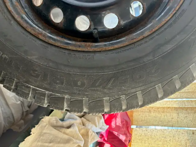 Set of four winter on rims 205/70-15 in Tires & Rims in City of Toronto - Image 5