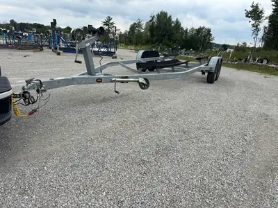 Tandem axle boat trailer galvanized Yamaha ar 230 great condition ...