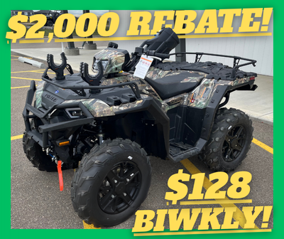 2025 SPORTSMAN XP 1000 HUNT EDITION $2000 REBATE ENDS FEB 28! PAYMENTS AS LOW AS $128 BI-WEEKLY! BUI...