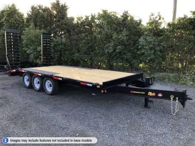Miska 10 Ton Deckover Equipment Float Trailers - Made in Canada Starting at just $12,995.00 - Financ...