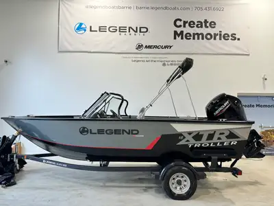 Check out our 2023 18 XTR Troller powered by a Mercury 115 EXLPT 4S. This is a Specials List model w...