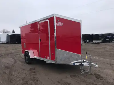 LEGACY SERIES ALL ALUMINUM FRAME 6' X 12' SINGLE AXLE CARGO WITH RAMP DOOR AND POLYCORE PANEL UPGRAD...